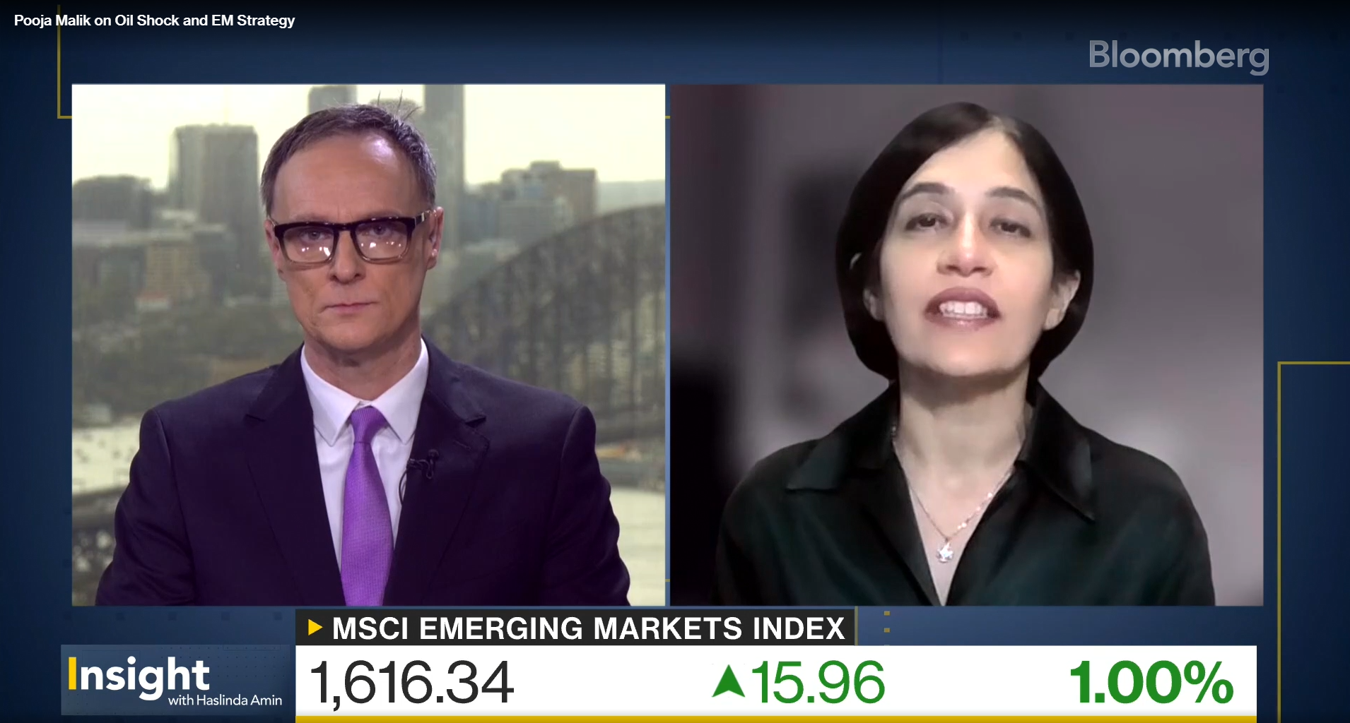 Pooja Malik on Oil Shock and EM Strategy - Bloomberg